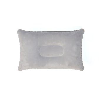 Φουσκωτό μαξιλαράκι ταξιδιού με στήριγμα πλάτης (υλικό: φλοκ; μηχανισμός φουσκώματος: χειροκίνητη αντλία; βάρος: 0,2 kg; καθολική συμβατότητα)