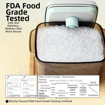 Ankou Διπλής Στρώσης Θήκη Αποθήκευσης Γάλακτος σε Σκόνη – Αδιάβροχη, Αντιδιαβρωτική, Με Αντιολισθητική Βάση και Σπάτουλα Μέτρησης, Κατάλληλη από Νεογέννητα έως 3 ετών