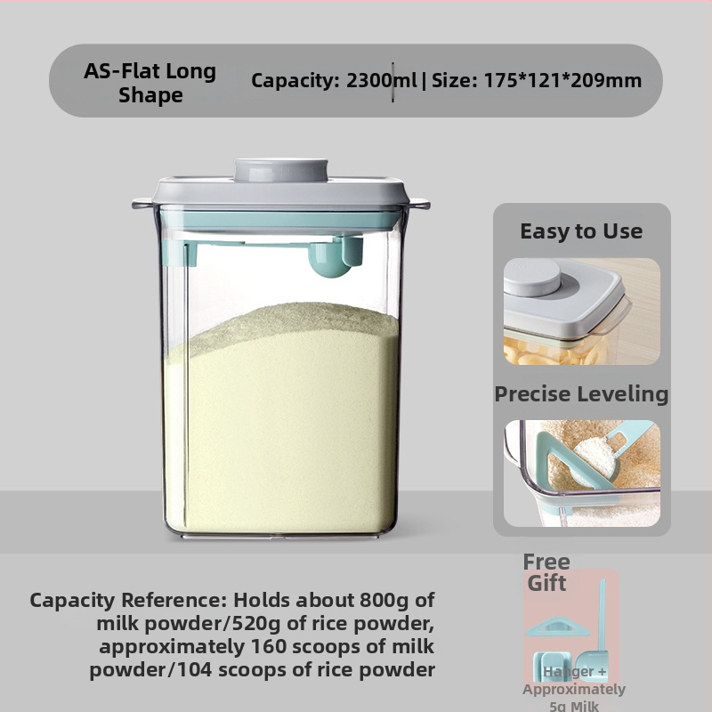 Ankou Διπλής Στρώσης Θήκη Αποθήκευσης Γάλακτος σε Σκόνη – Αδιάβροχη, Αντιδιαβρωτική, Με Αντιολισθητική Βάση και Σπάτουλα Μέτρησης, Κατάλληλη από Νεογέννητα έως 3 ετών