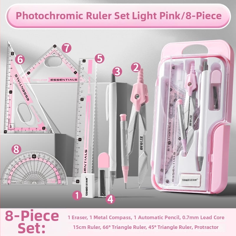 Компас и линейка — комплект Learn happily, неелектрически инструменти за математическо чертане