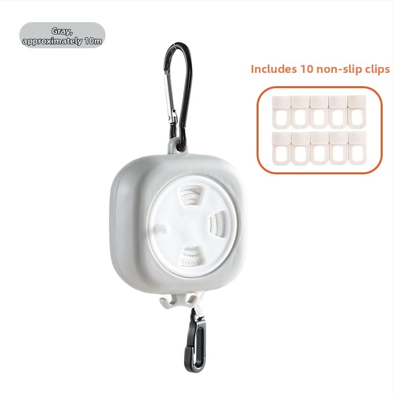 Въже за сушене – пластмасово, разтегателно, за външно сушене на дрехи и одеяла