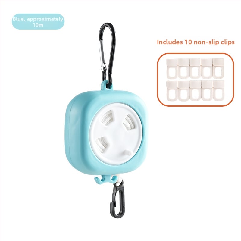 Въже за сушене – пластмасово, разтегателно, за външно сушене на дрехи и одеяла