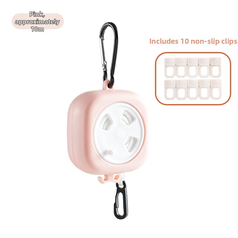 Въже за сушене – пластмасово, разтегателно, за външно сушене на дрехи и одеяла