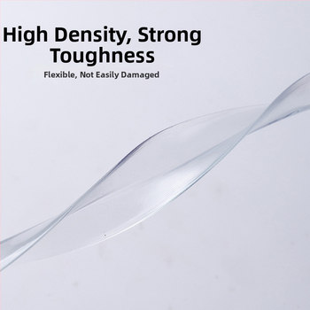 L-tvarovaný detský priehľadný ochranný profil na okraj stola, mäkké PVC, proti kolíziám, 233 ks v balení