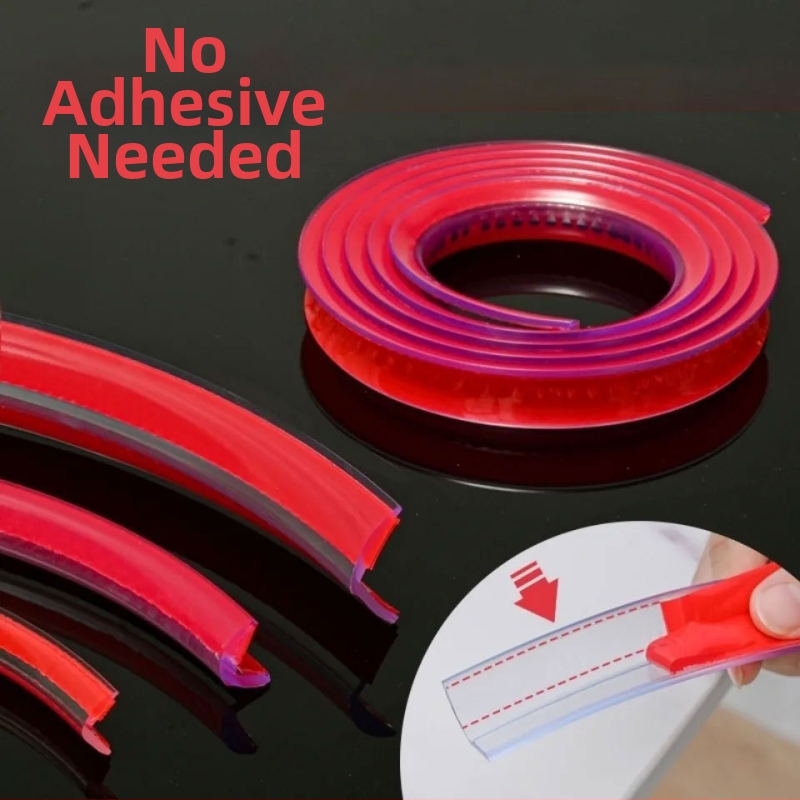 L-tvarovaný detský priehľadný ochranný profil na okraj stola, mäkké PVC, proti kolíziám, 233 ks v balení