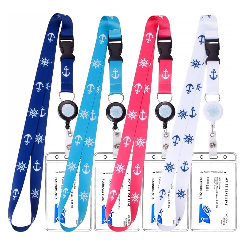Qi ding lanyard za kartu, najlon, moderan minimalistički stil