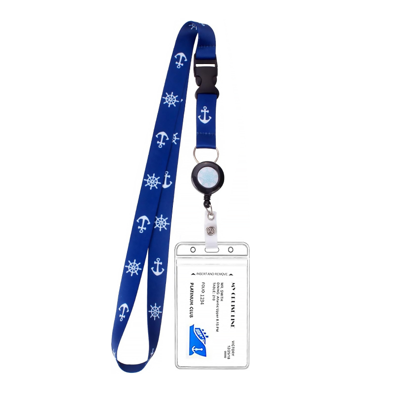 Qi ding lanyard za kartu, najlon, moderan minimalistički stil
