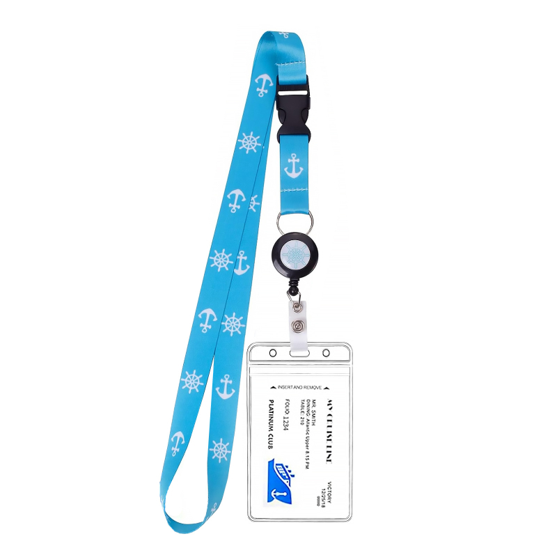 Qi ding lanyard za kartu, najlon, moderan minimalistički stil