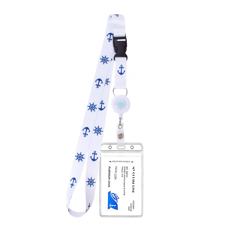 Qi ding lanyard za kartu, najlon, moderan minimalistički stil