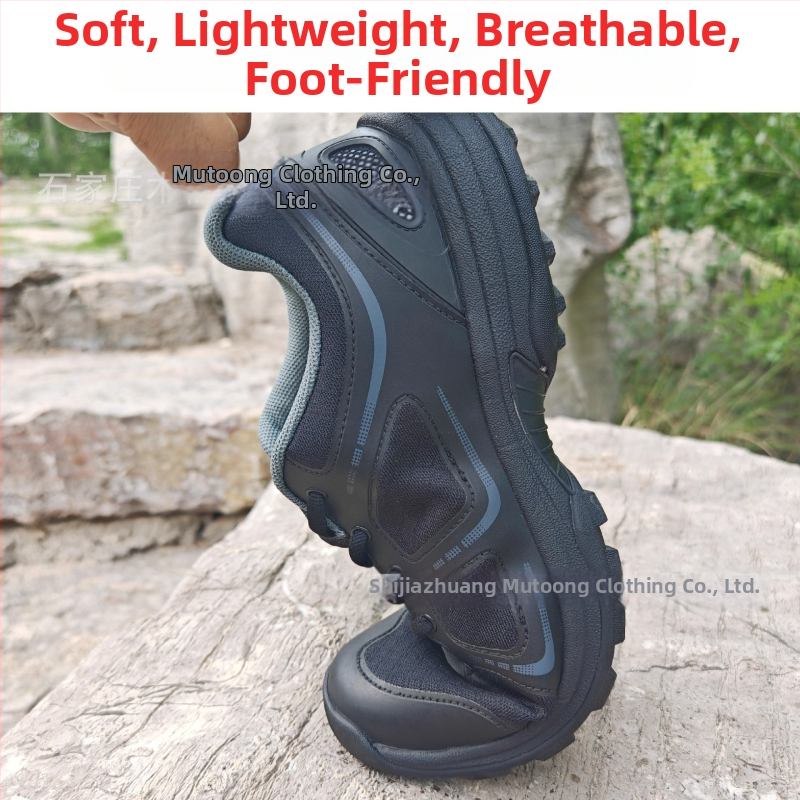 Παπούτσια Προπόνησης από Πολυεστέρα - Unisex, Ενήλικοι, Για Τρέξιμο, Πεζοπορία, Κατασκήνωση, Ποδηλασία και Αθλήματα - Στρατιωτικού Στυλ Εκτός Έδρας