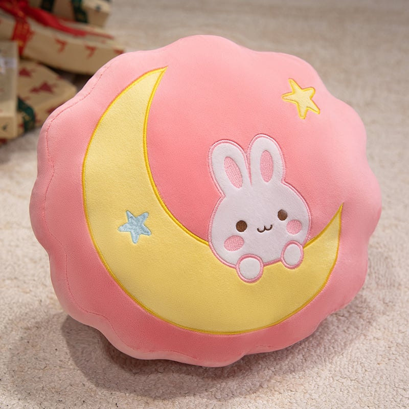 Μαξιλάρι Mooncake με ζωικό μοτίβο, κοντό βελούδο, γέμισμα PP βαμβάκι, για ηλικίες 14+