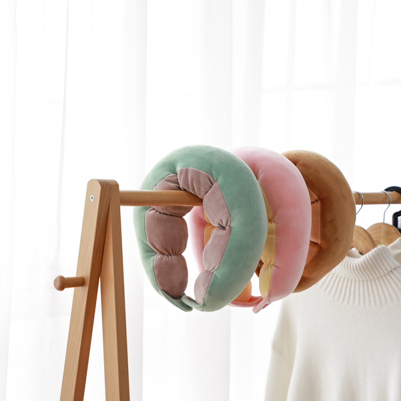 Μαξιλάρι σε σχήμα U με cartoon στυλ, ύφασμα crystal velvet, γέμισμα PP βαμβάκι, βάρος έως 0,5 kg