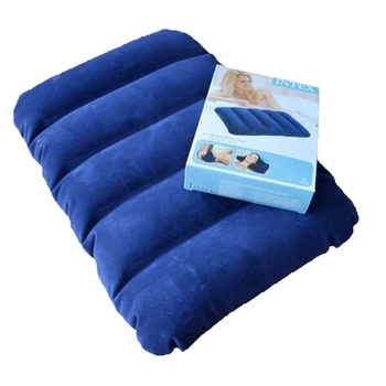 Intex napuhujući putni jastuk – površina od flokinga, težina 0,2 kg, nosivost 100 kg, napuhano ležište