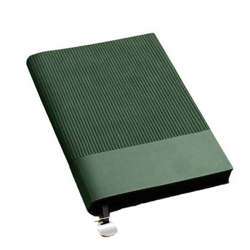 Bilježnica s omotom od umjetne kože, žično spajanje, Forest papir, 80 g/m², 100–200 stranica