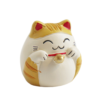 Shiyinzhai Ρητίνη Maneki-neko Διακοσμητικό γραφείου, Στυλ Καρτούν