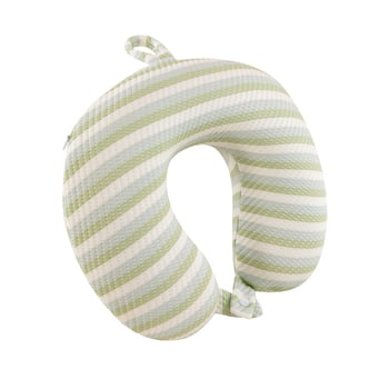 Μαξιλάρι αυχένα σε σχήμα U με αφρό μνήμης, δροσιστικό ύφασμα Ice Silk, για ταξίδια