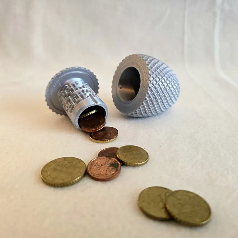 3D ispis kutije lavirinta za uskršnja jaja – oblik jajeta, PLA materijal, moderni umjetnički stil, ukrasni predmet, poklon