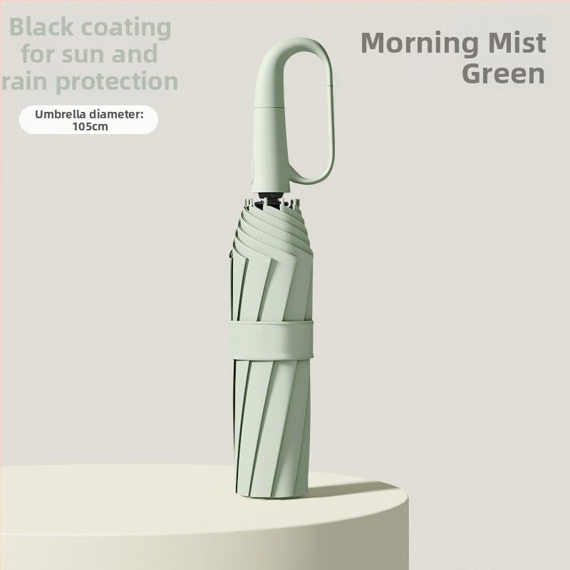Rain Grace Ομπρέλα πλήρως αυτόματη, τριών τμημάτων, 12 ακτίνες, σιδερένιο πλαίσιο, UV προστασία UPF 50+