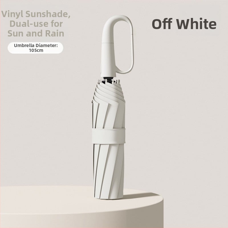 Rain Grace Ομπρέλα πλήρως αυτόματη, τριών τμημάτων, 12 ακτίνες, σιδερένιο πλαίσιο, UV προστασία UPF 50+