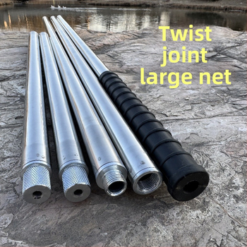 Kovová sieťová tyč typu twist, veľká, na zber ovocia zo výšky; materiál: kov; hmotnosť 225–313 g podľa konfigurácie; sekcie voľne kombinovateľné; nie je škálovateľná