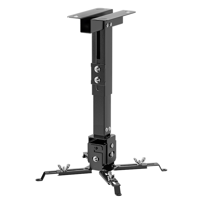 Teleskopski nosač projektora za strop ili zid, nosivost 15 kg, univerzalna kompatibilnost s BenQ, Epson, Dangbei, Jimi, Xiaomi