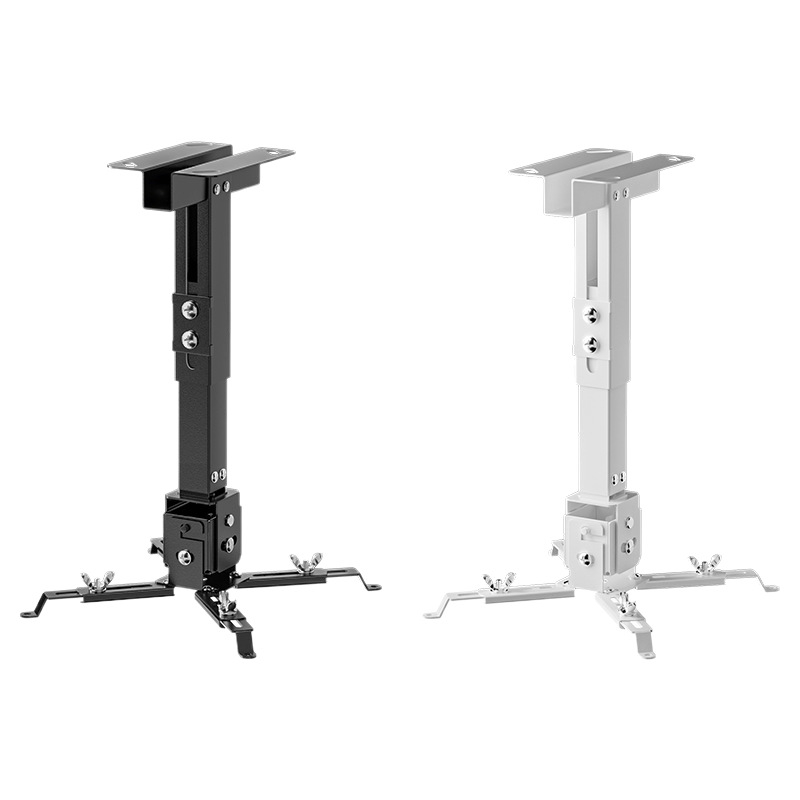 Teleskopski nosač projektora za strop ili zid, nosivost 15 kg, univerzalna kompatibilnost s BenQ, Epson, Dangbei, Jimi, Xiaomi