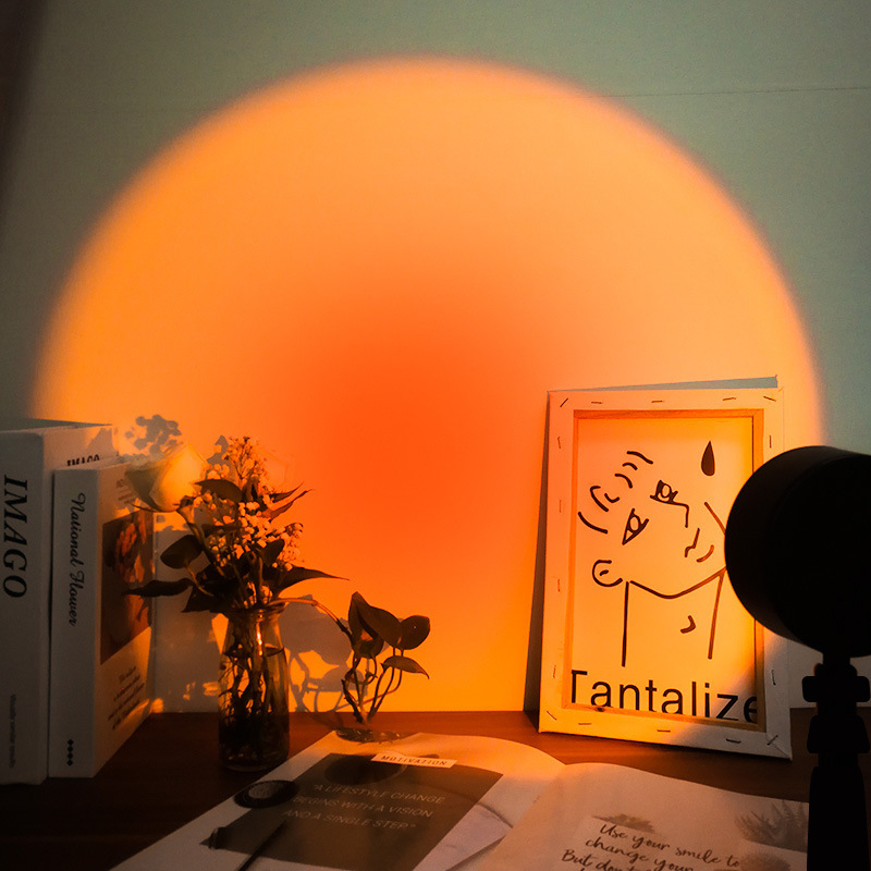 Stolna lampa Quack Bird s projekcijom i ambijentalnim svjetlom - moderan minimalistički dizajn