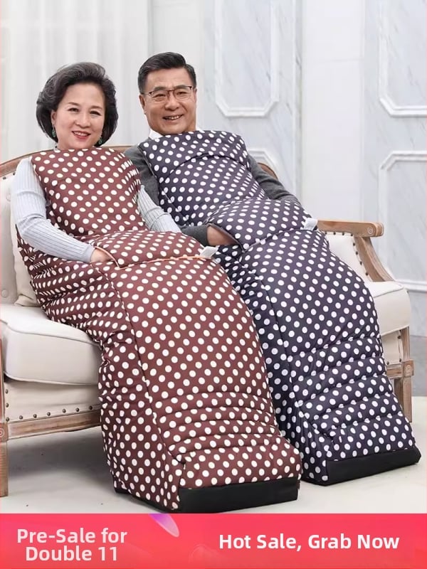 Papuče s grijanom uložkom USB – muške kućne papuče od prave kože Xiang Nuanyi