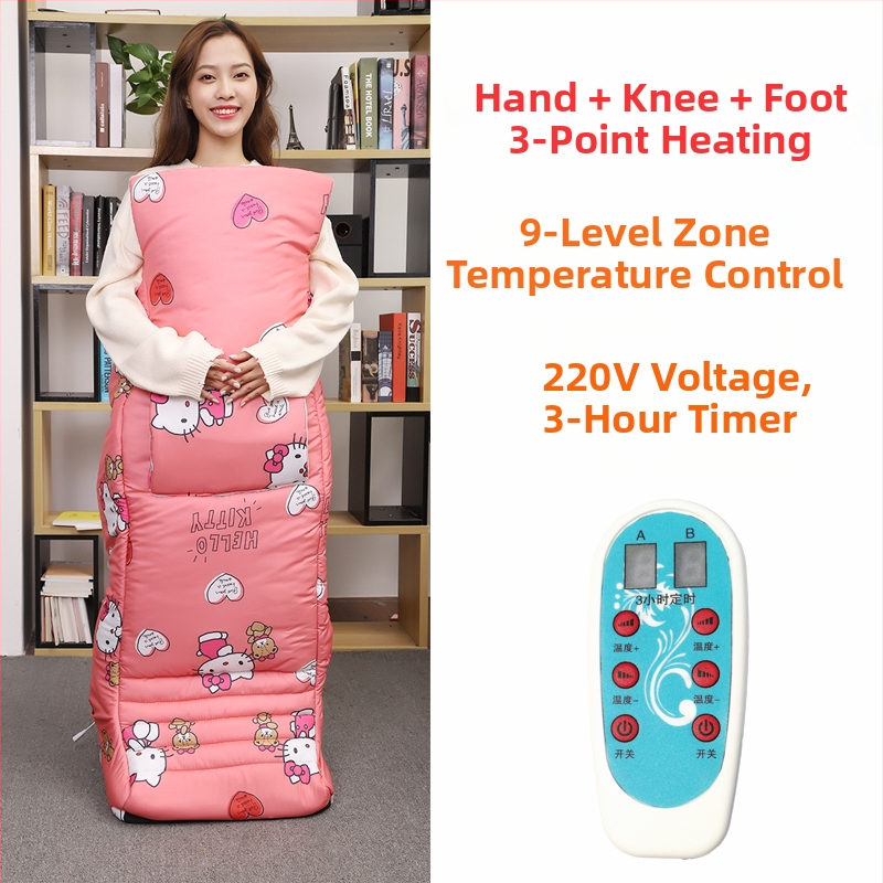 Papuče s grijanom uložkom USB – muške kućne papuče od prave kože Xiang Nuanyi