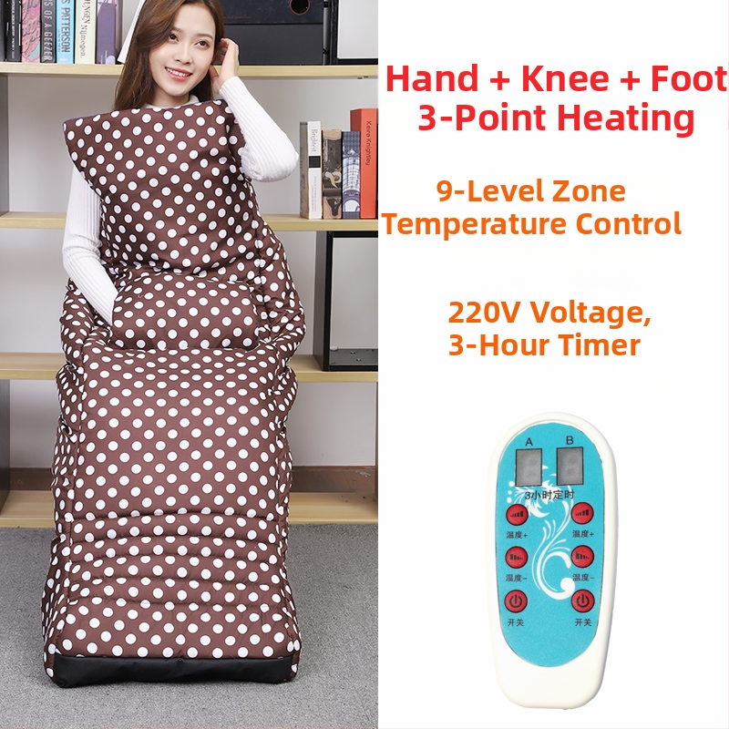 Papuče s grijanom uložkom USB – muške kućne papuče od prave kože Xiang Nuanyi