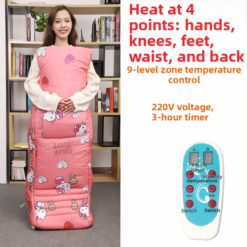 Papuče s grijanom uložkom USB – muške kućne papuče od prave kože Xiang Nuanyi