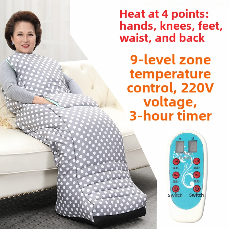 Papuče s grijanom uložkom USB – muške kućne papuče od prave kože Xiang Nuanyi