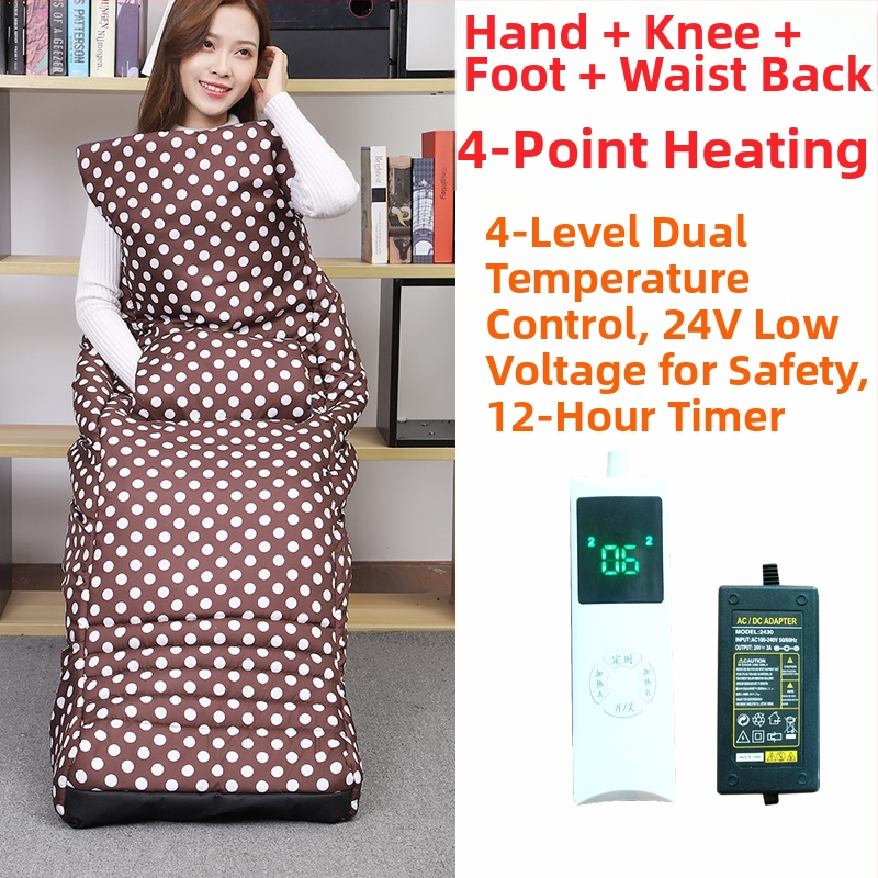 Papuče s grijanom uložkom USB – muške kućne papuče od prave kože Xiang Nuanyi