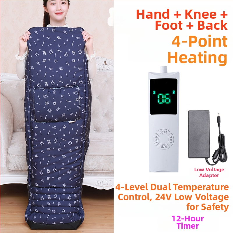 Papuče s grijanom uložkom USB – muške kućne papuče od prave kože Xiang Nuanyi