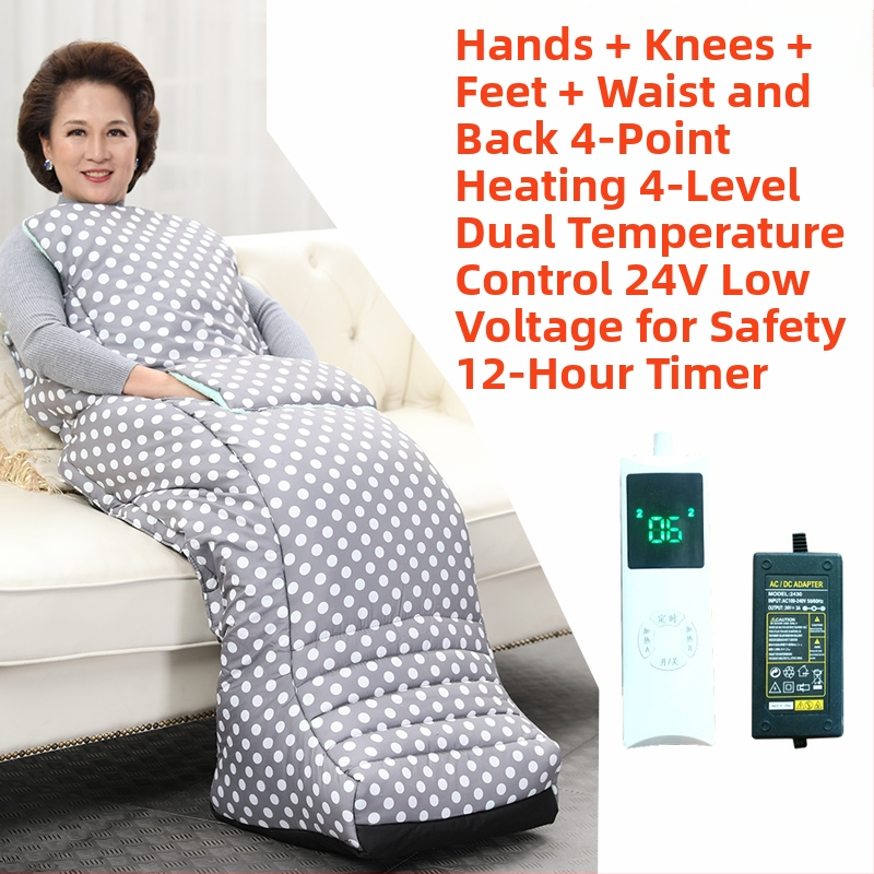 Papuče s grijanom uložkom USB – muške kućne papuče od prave kože Xiang Nuanyi