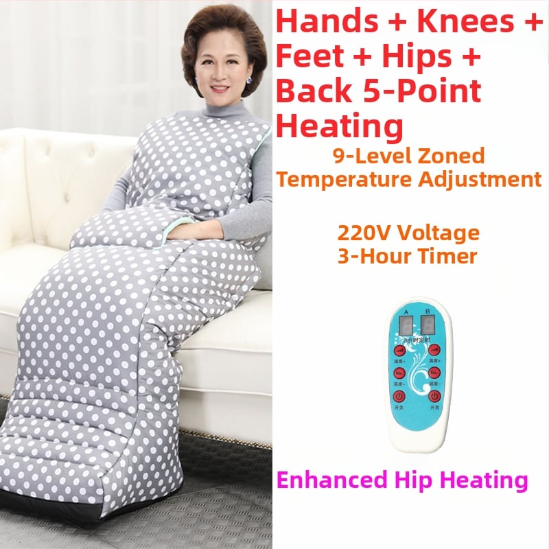 Papuče s grijanom uložkom USB – muške kućne papuče od prave kože Xiang Nuanyi