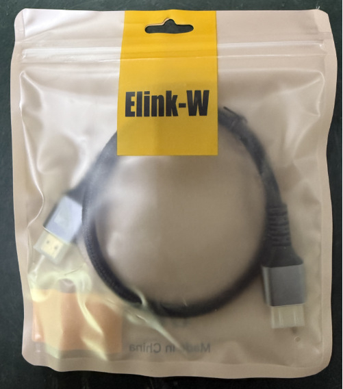 HDMI 2.1 kábel TV-hez/PC-hez/monitorhoz/projektorhoz — 0.5m, rézbevonatú acélvezeték, aranyozott hálós burkolat