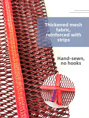 Nylonová sieť na ryby s povlakom z lepidla – proti zaseknutiu, bez kruhov, veľký úlovok