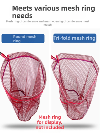 Nylonová sieť na ryby s povlakom z lepidla – proti zaseknutiu, bez kruhov, veľký úlovok