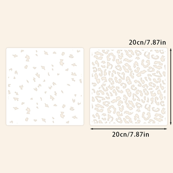 YX-PKC356-M Ploča za šablonsko tiskanje za dekoraciju dnevnika – PET, graviranje, moderni minimalistički stil, šablona