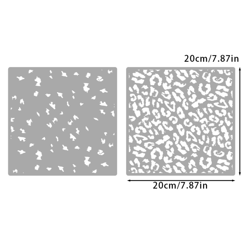 YX-PKC356-M Ploča za šablonsko tiskanje za dekoraciju dnevnika – PET, graviranje, moderni minimalistički stil, šablona