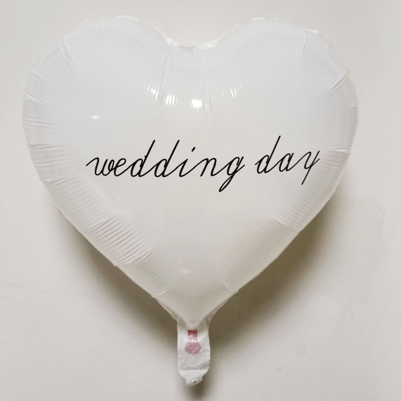 Balon od aluminijskog folije u obliku srca za svadbene dekoracije i Dan zaljubljenih