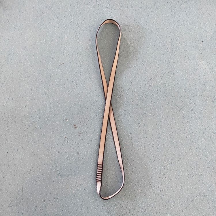 Ravna traka za penjanje, marka Riding Iron, visokokvalitetni poliesterski webbing, širina trake 1,8 cm
