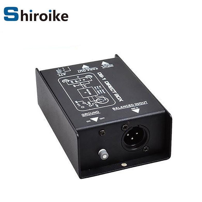 Shiroike Gas-di1 pasivni DI Box, jednokanalni konverter impedancije uz audio izolaciju