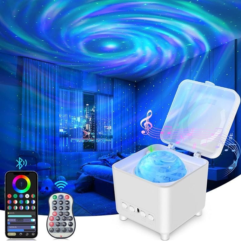 Magic Box Pandora Projektor zvjezdadanog neba – USB napajanje s ugrađenom baterijom, Bluetooth, daljinski upravljač i zvuk