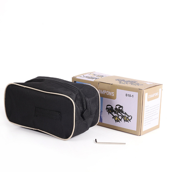 Mountain Road 10‑zubnih anti‑kliznih navlaka za cipele za led i snijeg, za outdoor planinarenje i penjanje po ledu, paket od 30 pari
