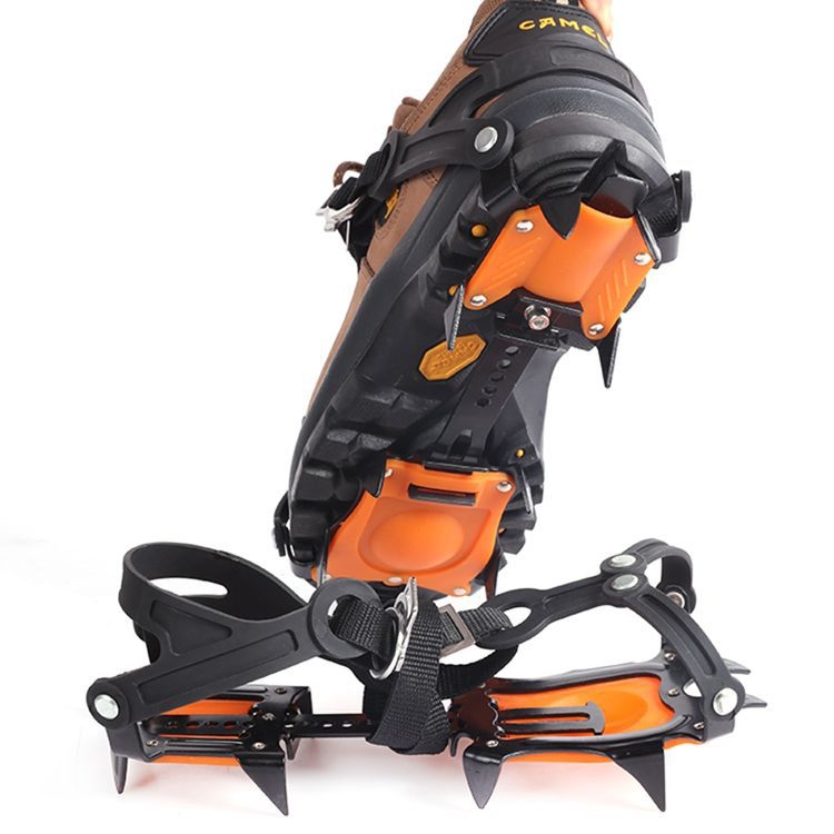 Mountain Road 10‑zubnih anti‑kliznih navlaka za cipele za led i snijeg, za outdoor planinarenje i penjanje po ledu, paket od 30 pari