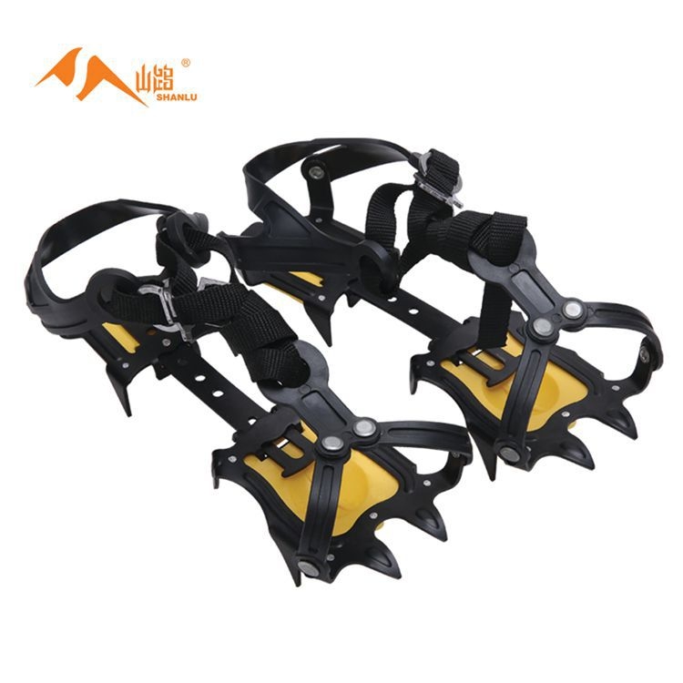 Mountain Road 10‑zubnih anti‑kliznih navlaka za cipele za led i snijeg, za outdoor planinarenje i penjanje po ledu, paket od 30 pari