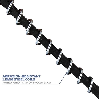 AERBRISH Protuklizne navlake za obuću / kramponi za outdoor, PE materijal, s oprugom za planinarenje