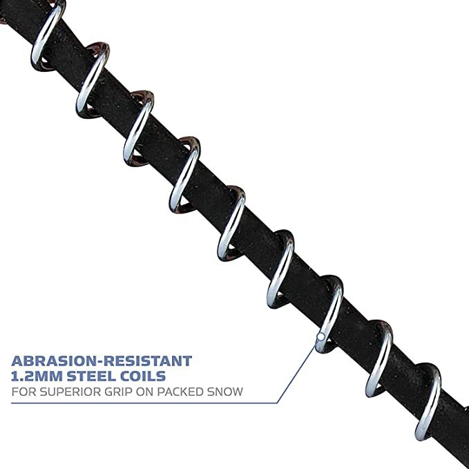 AERBRISH Protuklizne navlake za obuću / kramponi za outdoor, PE materijal, s oprugom za planinarenje